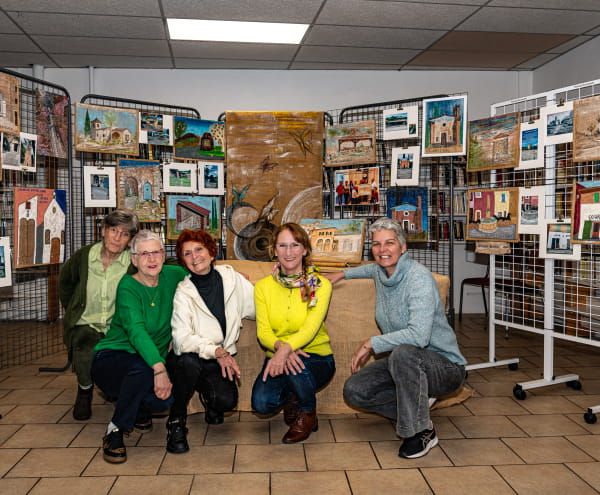 Exposition « Peindre sur toile de jute